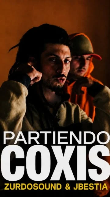 Placa de Partiendo Coxis, de Zurdosound y JBESTIA